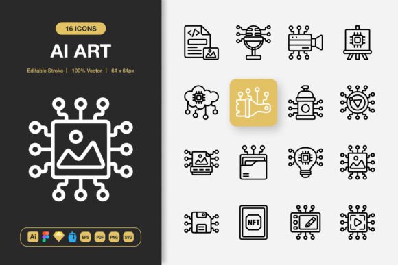 Ai Art Icons: Graphics for Real Business Use