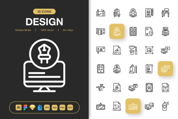 Design Outline Icons: Graphics for Every Project