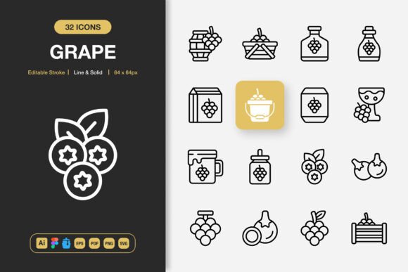 Grape Icons: Graphics and Icons for Real Business